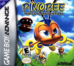 Pinobee no Daibouken Wings box art for GameBoy Advance